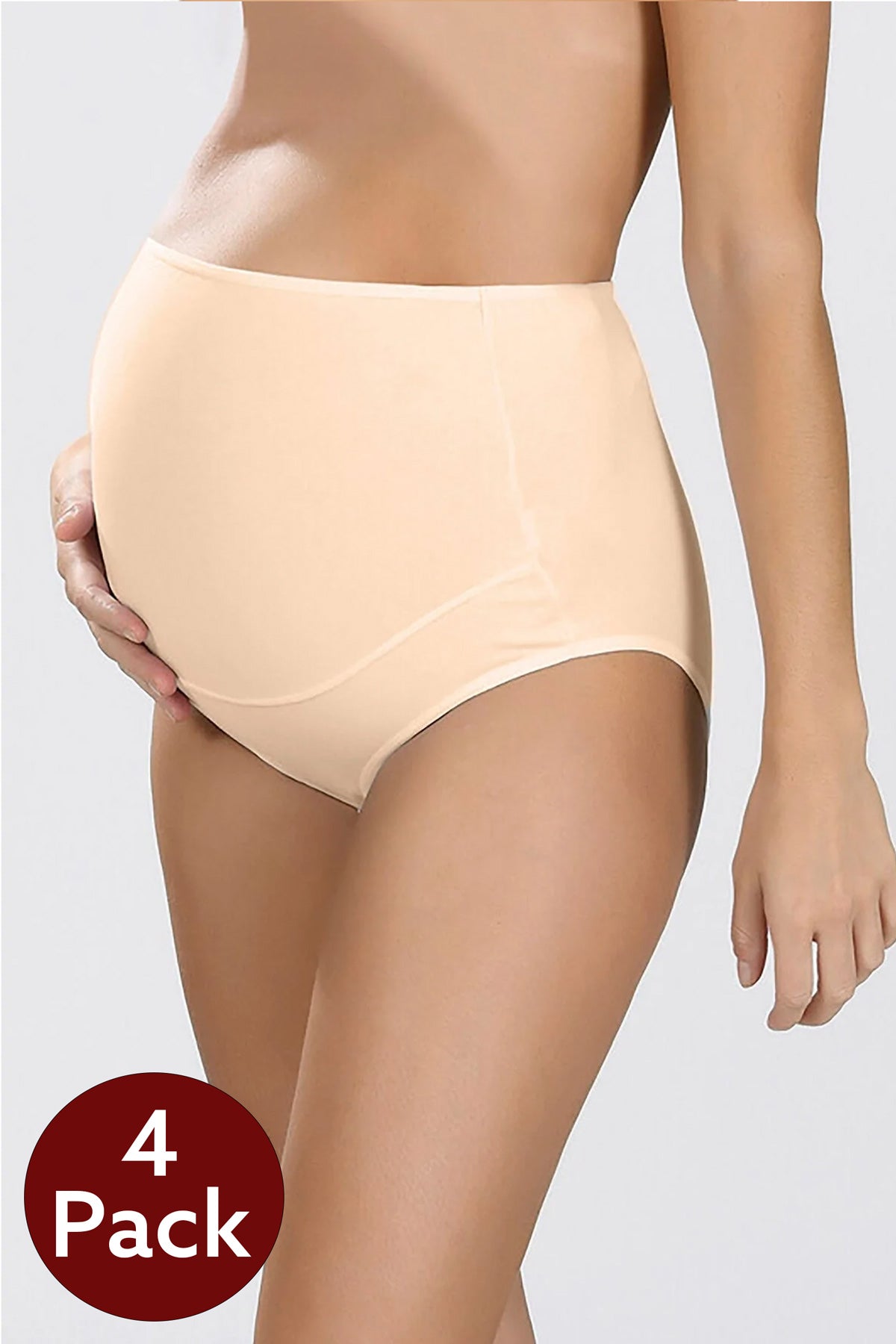 Shopymommy - 2-Pack Cotton Maternity Panties White - 540