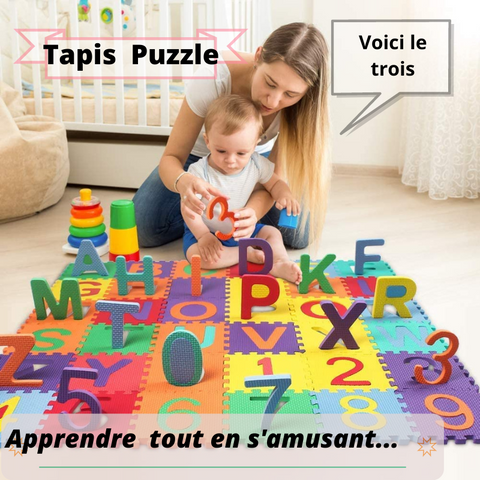 Puzzle avec tapis