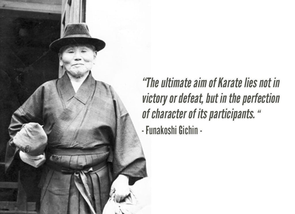 Biografía de Gichin Funakoshi. Fundador del estilo de Karate Shotokan