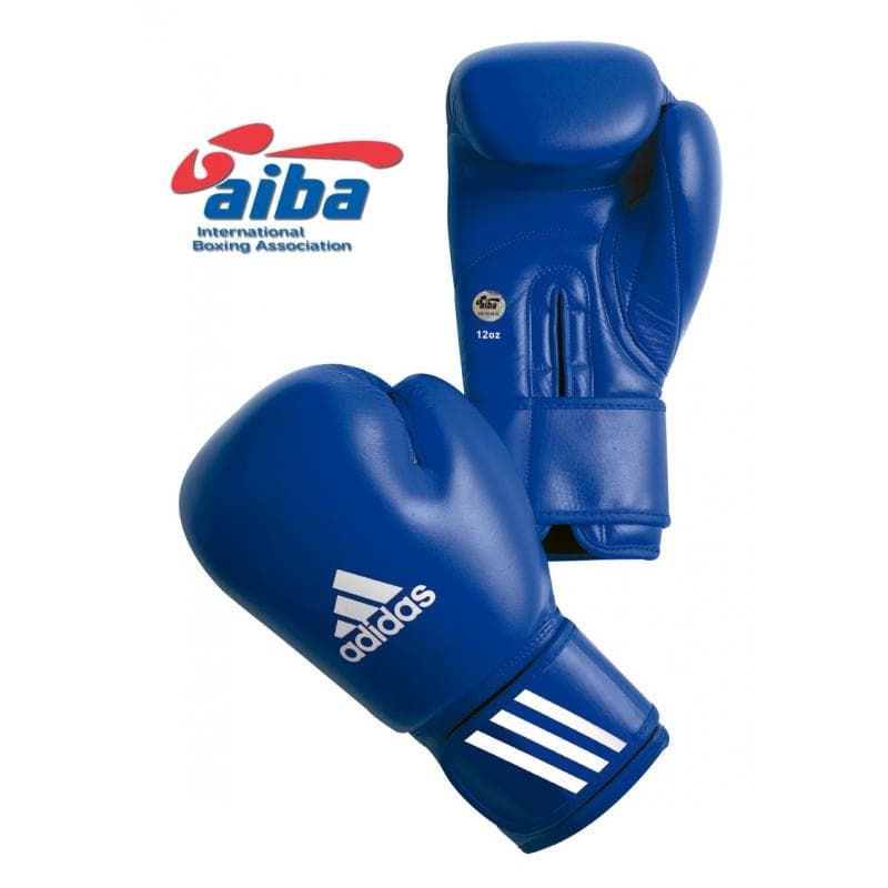 Lleno el último explotar Guantes de Boxeo azul adidas homologado aiba - Solo Artes Marciales