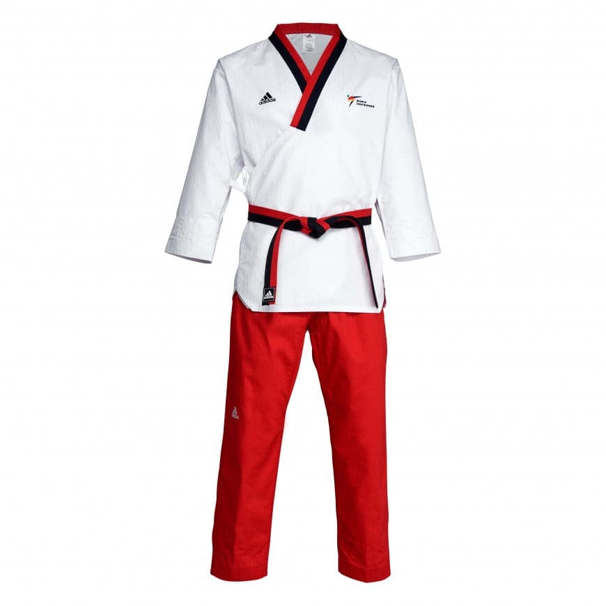 Abolladura Te mejorarás Decoración Dobok Taekwondo adidas poomsae niña "wt approved" fabricado en korea - Solo  Artes Marciales