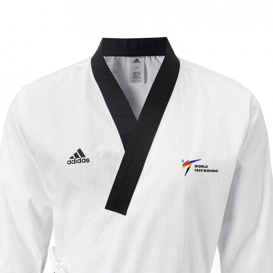Mandíbula de la muerte Esmerado Aprovechar Dobok Taekwondo adidas poomsae masculino wt approved - Solo Artes Marciales