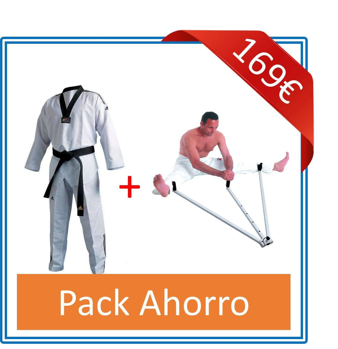 Pack dobok Taekwondo fighter 3 elasticid - Solo Artes Marciales