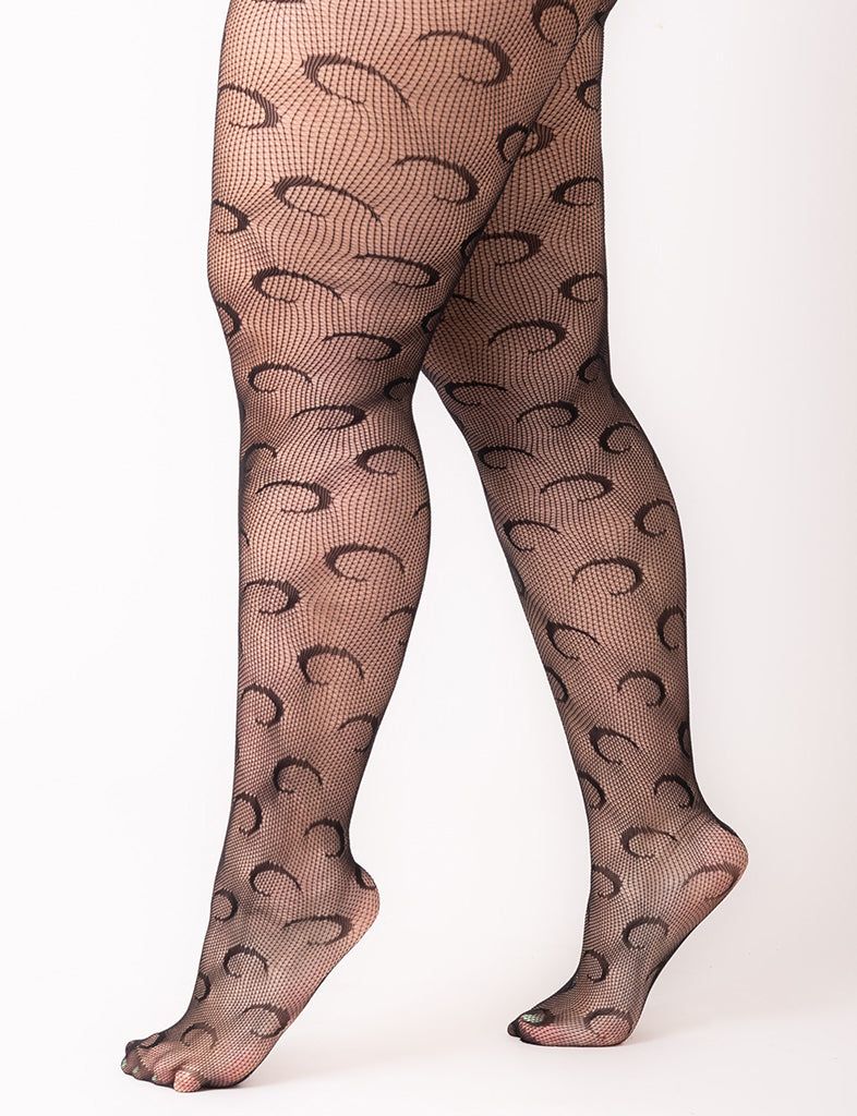 BIG MESH FISHNET STOCKING - BLACK – TIBBS & BONES