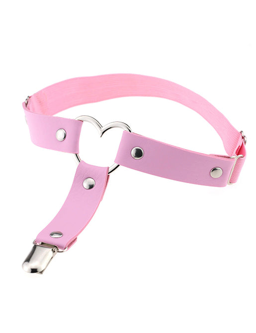 STRAPPED 4 LOVE LEG HARNESS - PINK – TIBBS & BONES