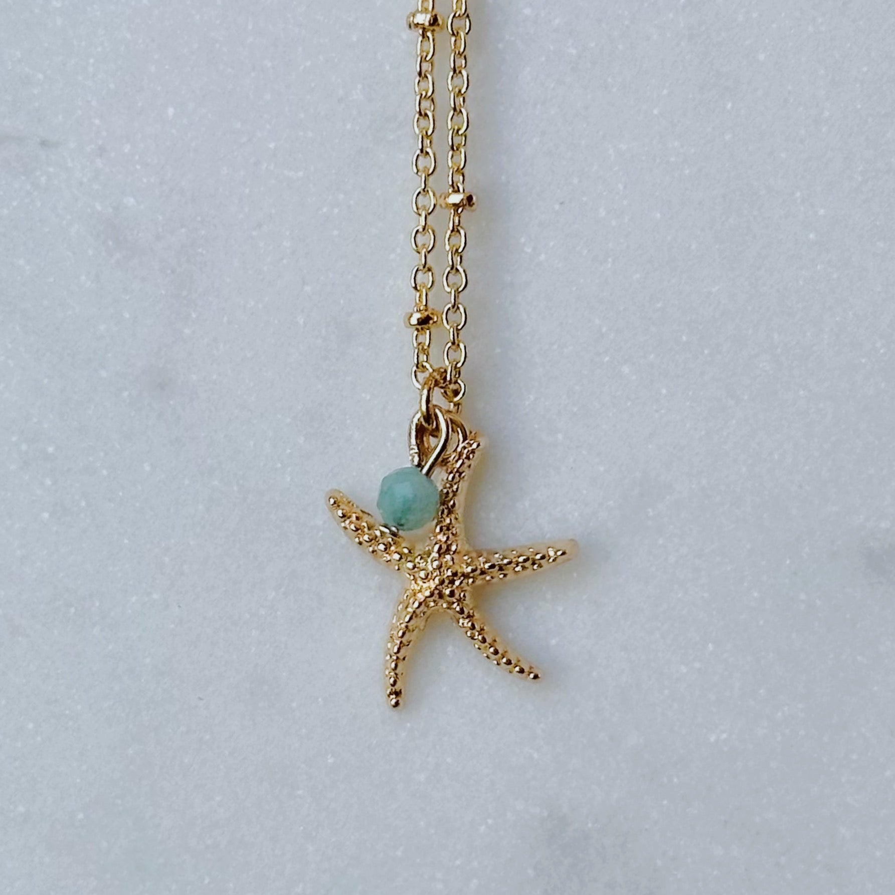 Gold Starfish Necklace – Alison Moore Designs