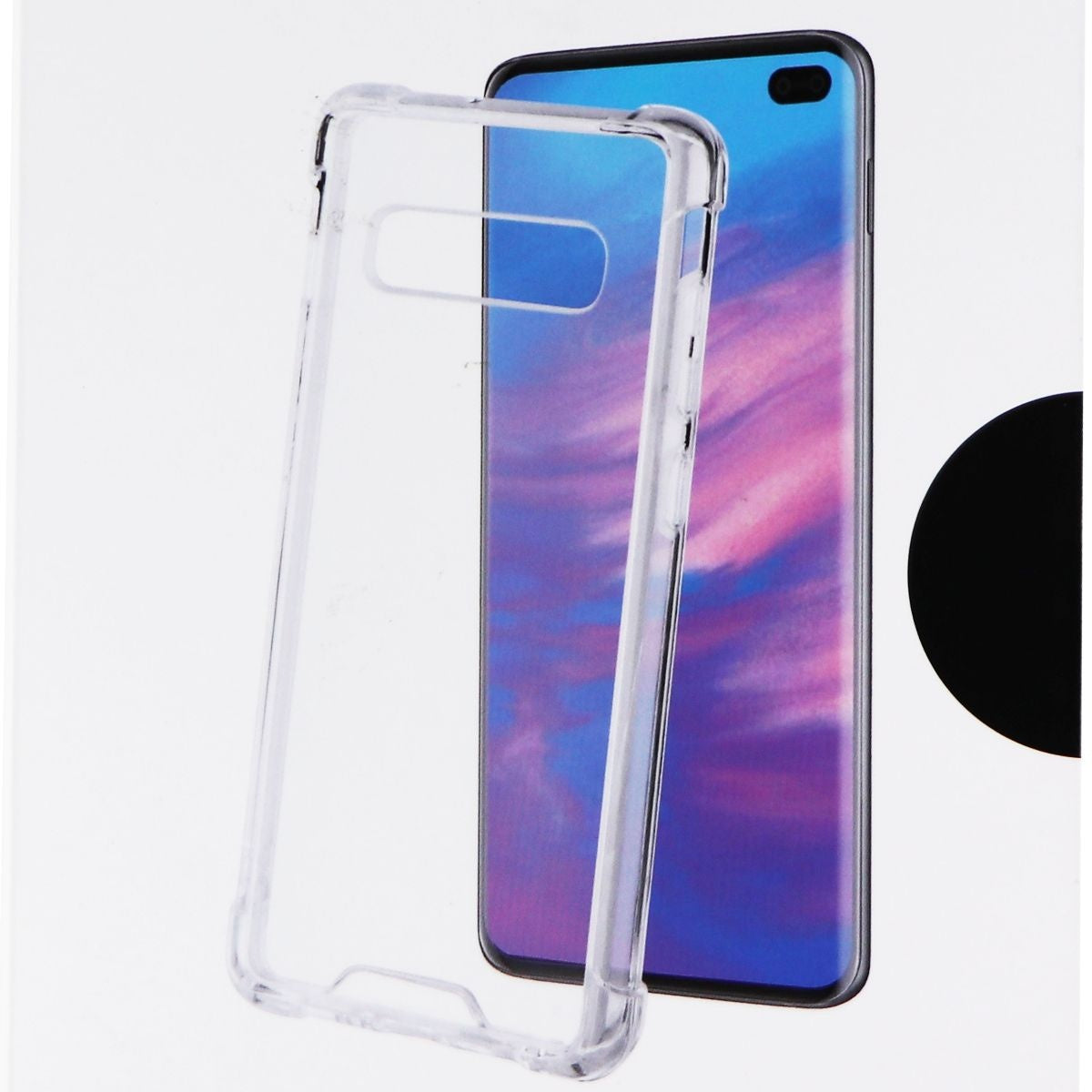 Key Hybrid Hard Case for Samsung Galaxy (S10+) Smartphones - Clear Cases, Covers & Skins Key    - Simple Cell Bulk Wholesale Pricing - USA Seller