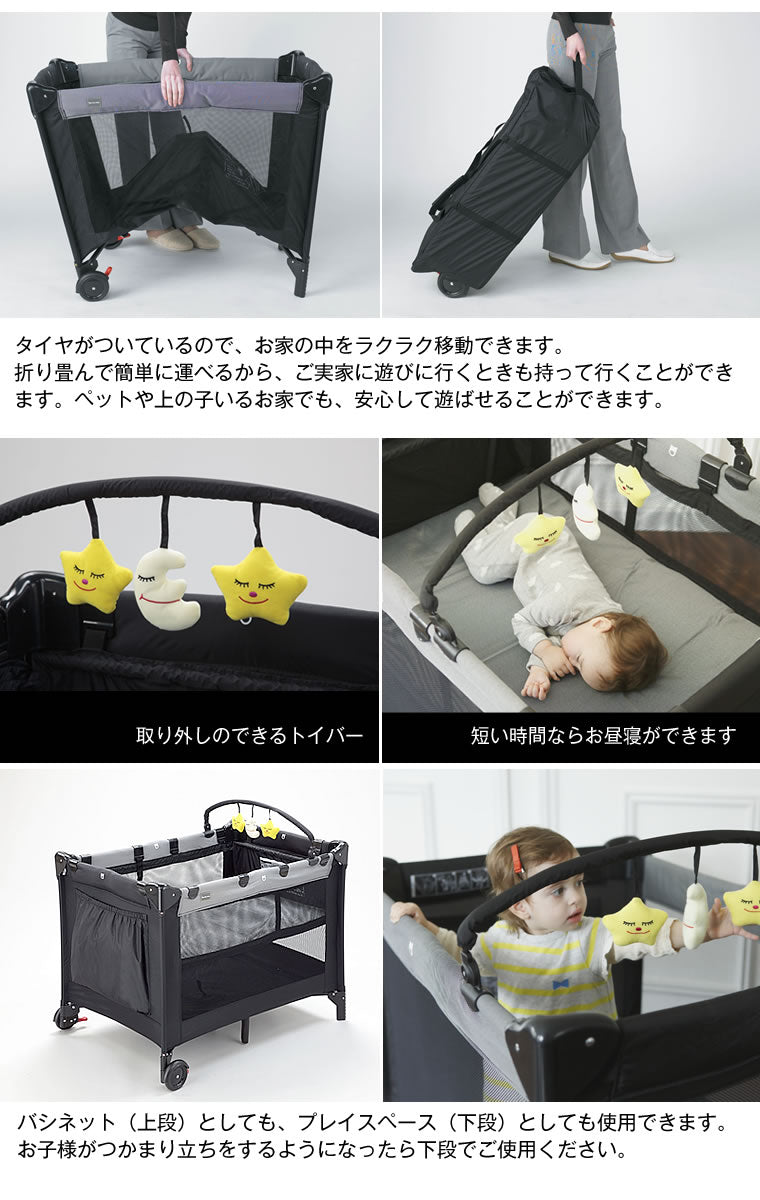 新作販売 カトージ ベビーベッド プレイヤード NewYorkBaby