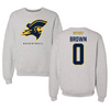 East Tennessee State University Basketball Gray Crewneck  - #0 Nevaeh Brown