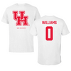 University of Houston Soccer White Tee  - Kylee Williams