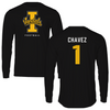 University of Idaho Football Black Vandals Long Sleeve - #1 Ricardo Chavez