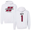 Henderson State University Volleyball Gray Hoodie  - #1 Madison Hatt