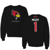 Illinois State University Football Black Mascot Crewneck  - #1 Deontae McCoy