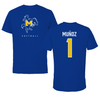 McNeese State University Softball True Royal Blue Tee  - #1 Jada Muñoz