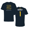 East Tennessee State University Basketball Navy Tee  - #1 Lyndie Ramsey