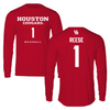 University of Houston Baseball Red Long Sleeve  - #1 Ace Reese