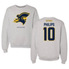 East Tennessee State University Soccer Gray Crewneck  - #10 Katie Philips