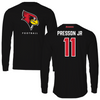 Illinois State University Football Black Mascot Long Sleeve  - #11 Scotty Presson Jr