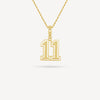 Gold Presidents Pendant and Chain - #11 Addison Vali