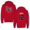Lamar University Baseball Red Hoodie - #12 Brooks Caple