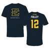 East Tennessee State University Basketball Navy Tee  - #12 Kendall Folley