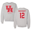 University of Houston Soccer Gray Crewneck  - #12 Alex Whitcraft