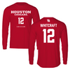 University of Houston Soccer Red Long Sleeve  - #12 Alex Whitcraft