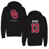 University of Oklahoma Baseball Black Hoodie  - #13 Braden Davis