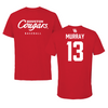 University of Houston Baseball Red Tee  - #13 Justin Murray