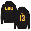 Louisiana State University Basketball Black Hoodie  - #13 Last-Tear Poa