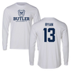 Butler University Softball White Long Sleeve  - #13 Kieli Ryan