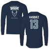 Howard University Softball Navy Long Sleeve - #13 Alyssa Vasquez