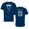 Howard University Softball Navy Tee - #13 Alyssa Vasquez