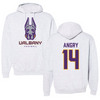 University at Albany Football Gray Hoodie  - #14 Kevon Angry