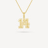 Gold Presidents Pendant and Chain - #14 Nathan Self