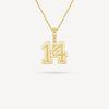Gold Presidents Pendant and Chain - #14 Kevon Angry