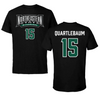 Northeastern State University Basketball Black Tee  - #15 Trey Quartlebaum