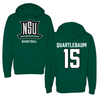 Northeastern State University Basketball Green Hoodie  - #15 Trey Quartlebaum