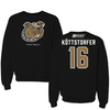 Bryant University Football Black Crewneck  - #16 Lukas Köttstorfer