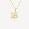 Gold Presidents Pendant and Chain - #16 Chloe Dupuis