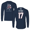 Fairleigh Dickinson University-Metropolitan Campus Volleyball Navy Long Sleeve  - #17 Artem Vetrov