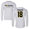 Towson University Softball White Long Sleeve  - #18 Addie Ferguson