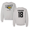 Towson University Softball Gray Crewneck  - #18 Addie Ferguson