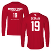 University of Houston Baseball Red Long Sleeve  - #19 Dillon DeSpain