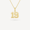 Gold Presidents Pendant and Chain - #19 Austin Dearing