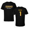 University of Idaho Football Black Tee  - #1 Ricardo Chavez