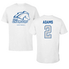 University of Alabama in Huntsville Softball White Tee - #2 Kinley Adams