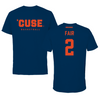 Syracuse University Basketball Navy Tee  - #2 Dyaisha Fair