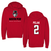 Austin Peay State University Beach Volleyball Red Hoodie  - #2 Montana-Rae Pelak