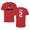 Austin Peay State University Beach Volleyball Red Mascot Tee - #2 Montana-Rae Pelak